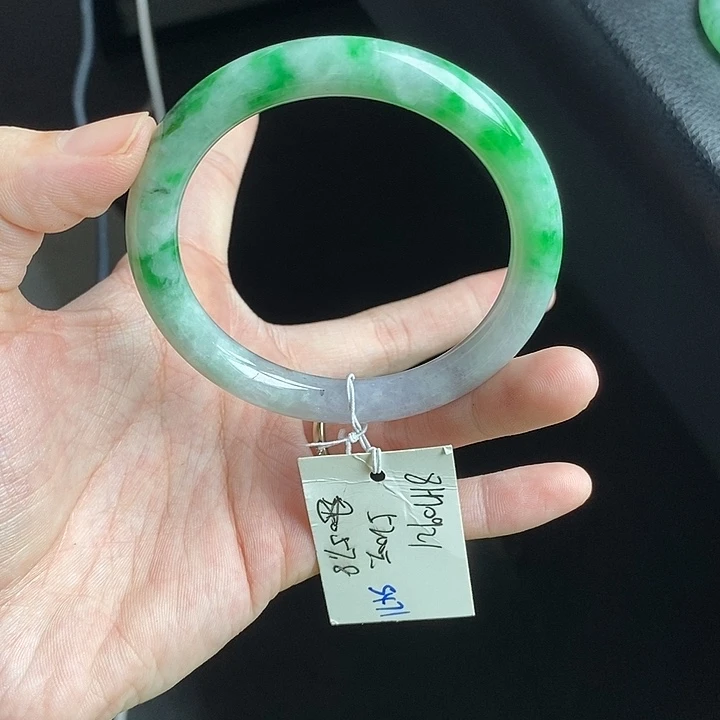 未镶嵌手镯翡翠57➕圆条