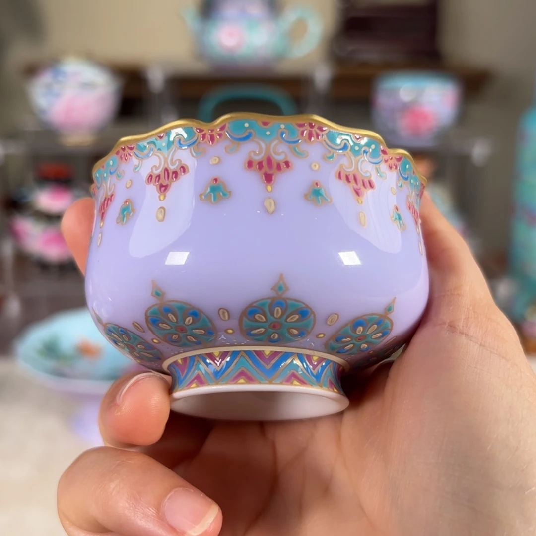 纯手工手绘 高端茶器