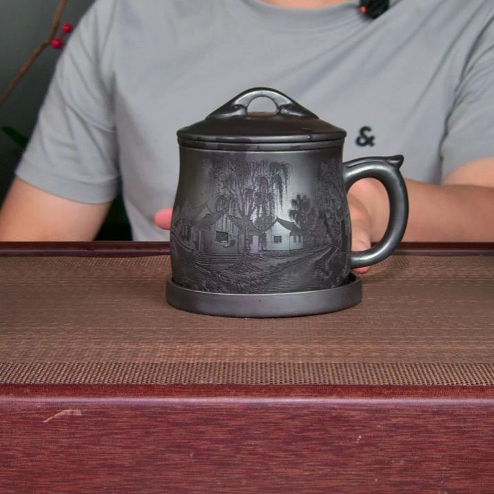 茶杯紫砂高货放漏