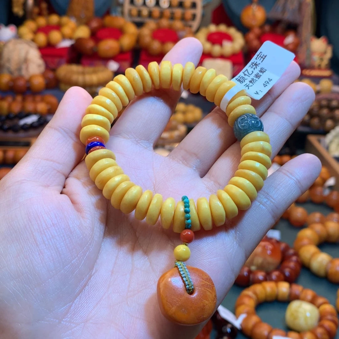 【闪购商品】蜜蜡手串未镶嵌?***?蜜蜡手串