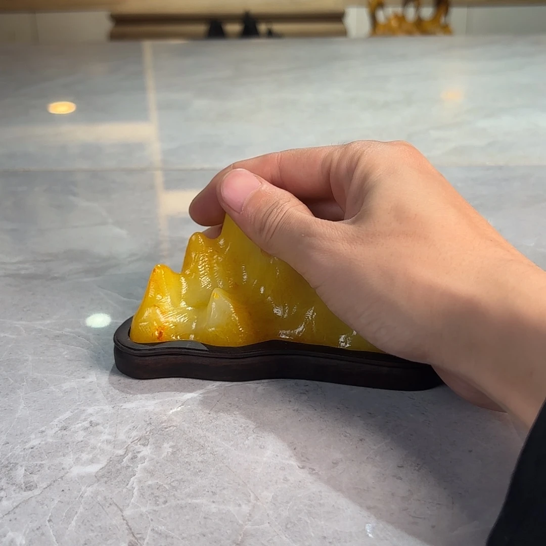 阿***桂灵璧石手工雕刻奇石摆件