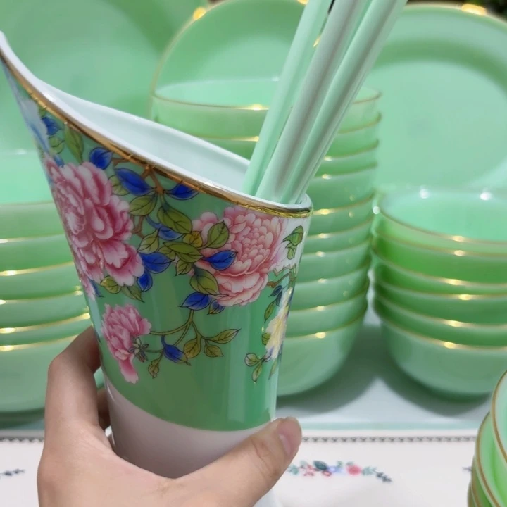 瓷景德镇陶瓷筷子捅一个筷子10双