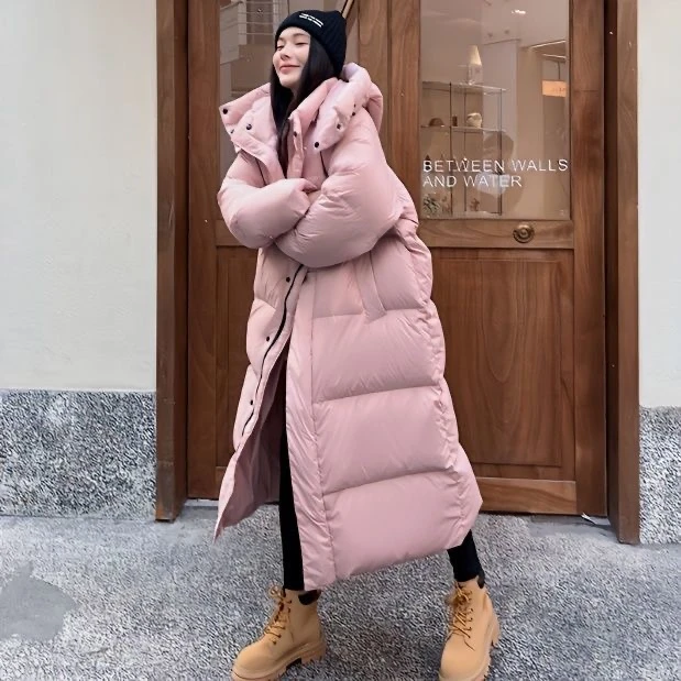 【粉团专属】【5分钟刷新一次库存】长款棉服过膝加厚韩版高级外套