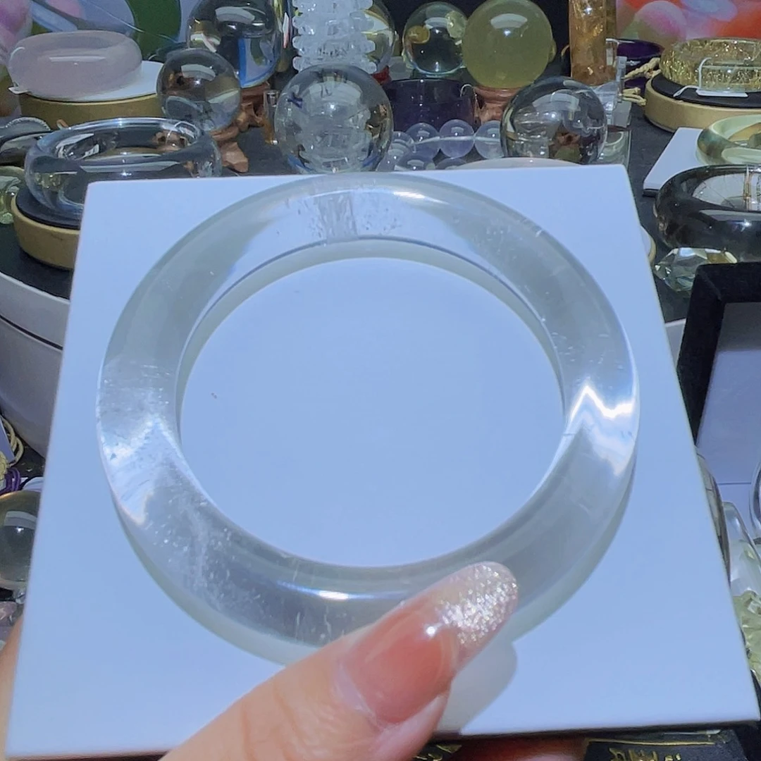 水晶手镯未镶嵌我****宠天然白水晶特价59➕