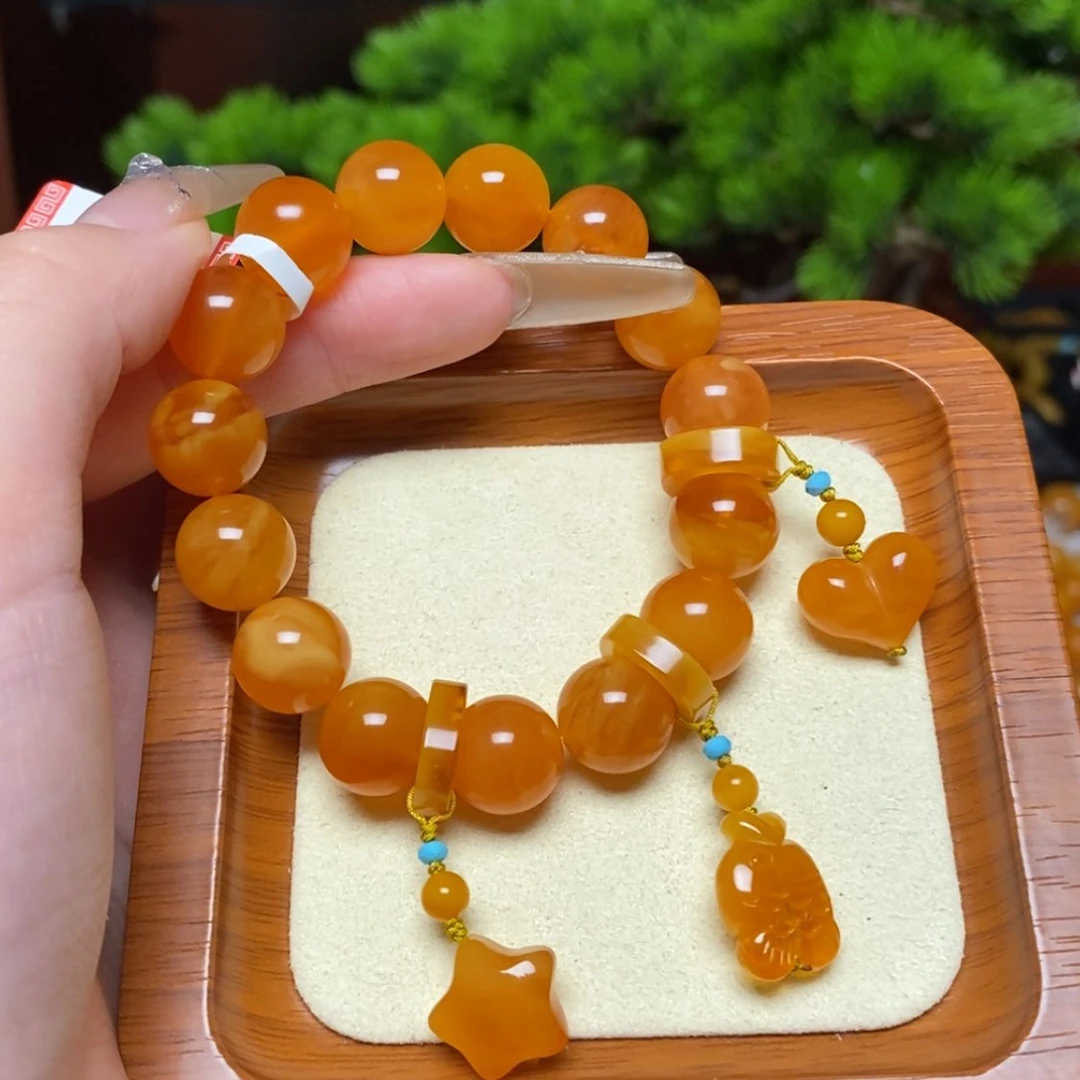 【闪购商品】手链蜜蜡未镶嵌手串