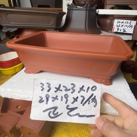 宜兴紫砂花盆马槽