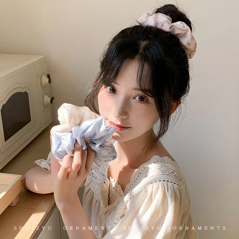 小沫甄选女性发圈发带皮筋欧若智性风清ins风韩系慵懒风