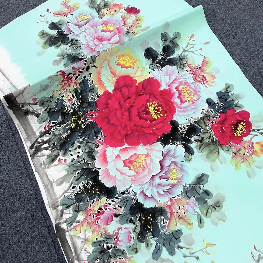 国画国画老师作品