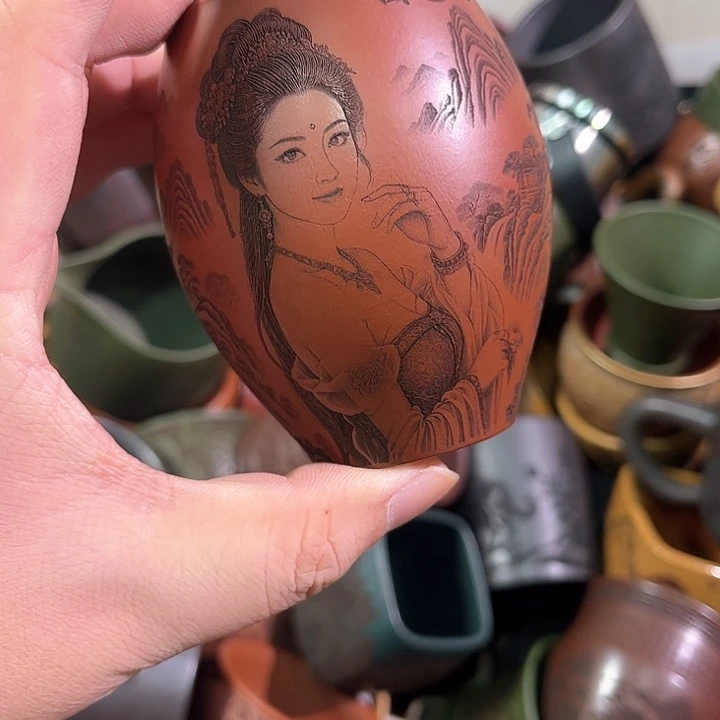 茶杯紫砂全手工紫砂主人杯