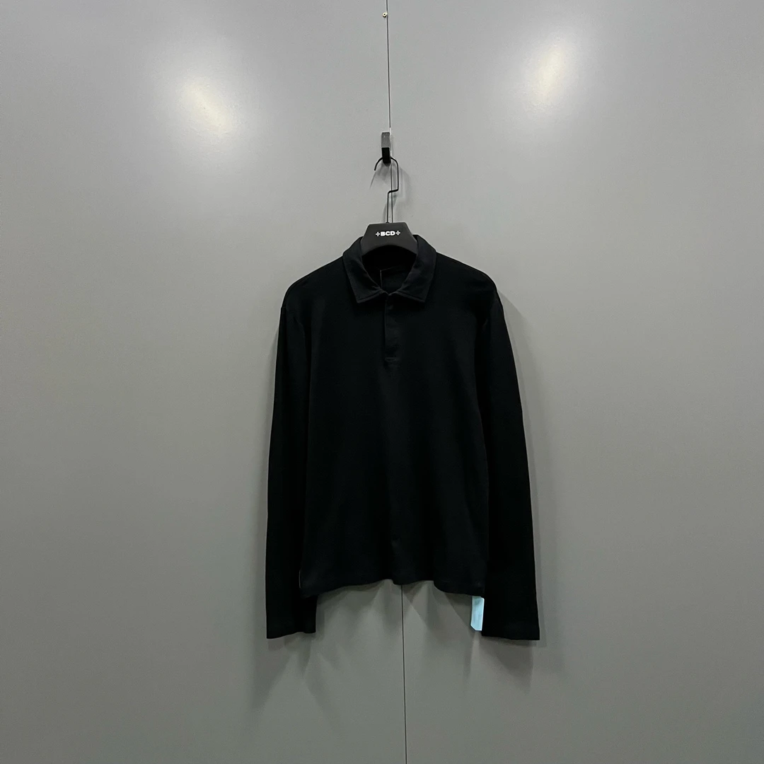 95新 Prada/普拉达 jp915 长袖polo衫 L 206190