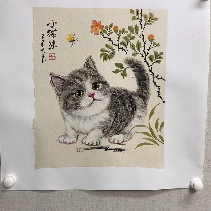 国画亲笔手绘原创