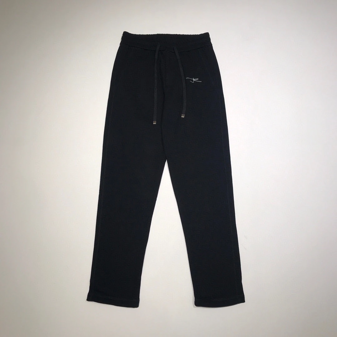 DITE/迪特  黑色前面刺绣加厚休闲裤 2462045