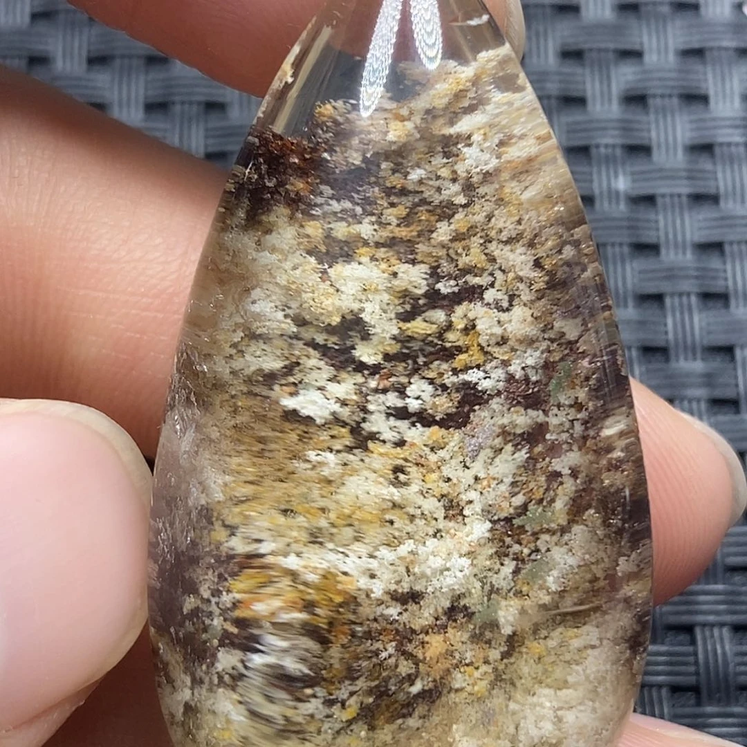 水晶颈饰未镶嵌天然水晶项链吊坠