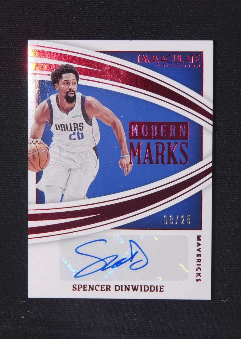 【直播开价】丁威迪 限量25编 签字 帕尼尼 球星卡包邮