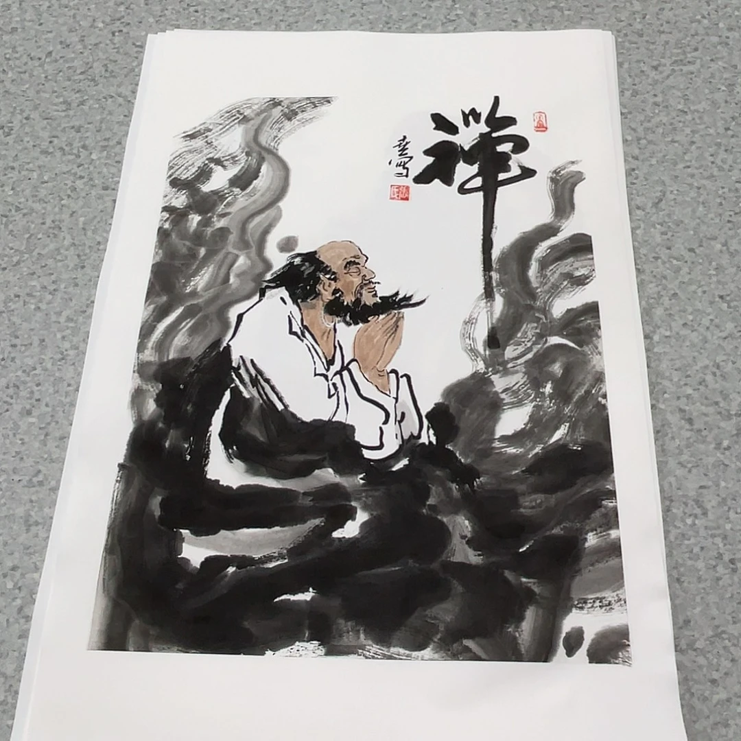 国画1.4平尺国画作品