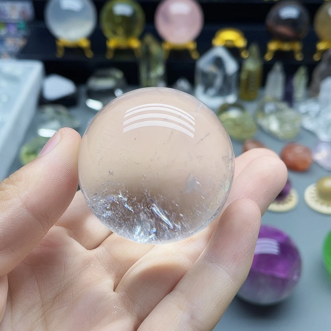 未镶嵌珠宝半成品水晶天然水晶45mm