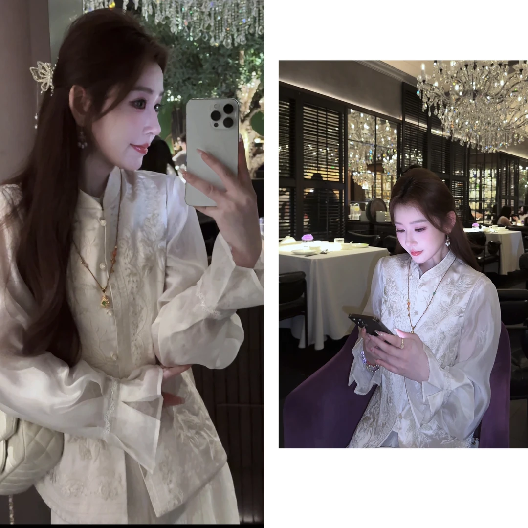 【婷婷】《梦江南》全刺绣!高贵重工刺绣马甲 TT2SQTM2065