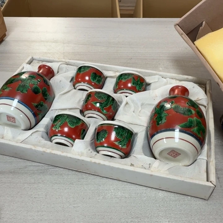 瓷片茶道具工艺品