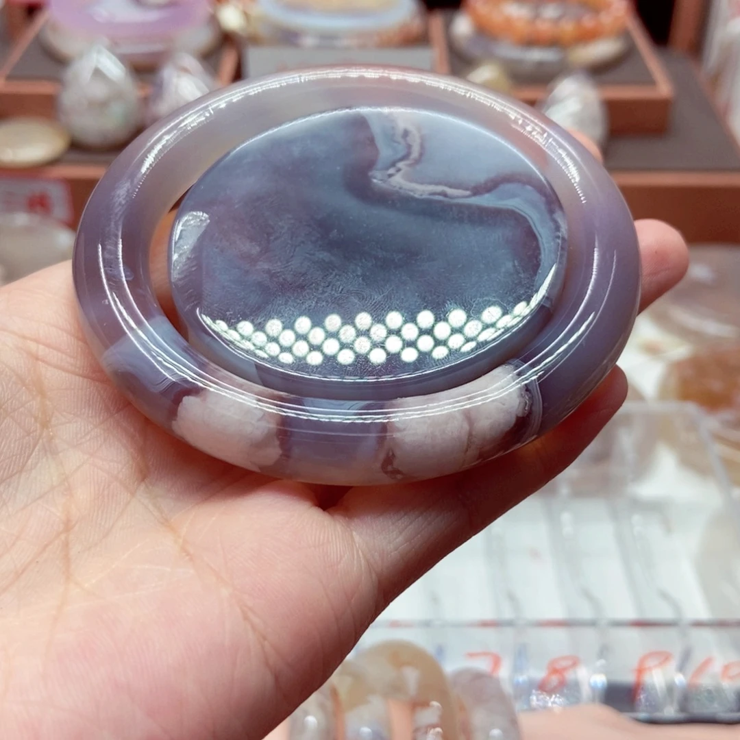 聚***财手镯玛瑙/玉髓未镶嵌