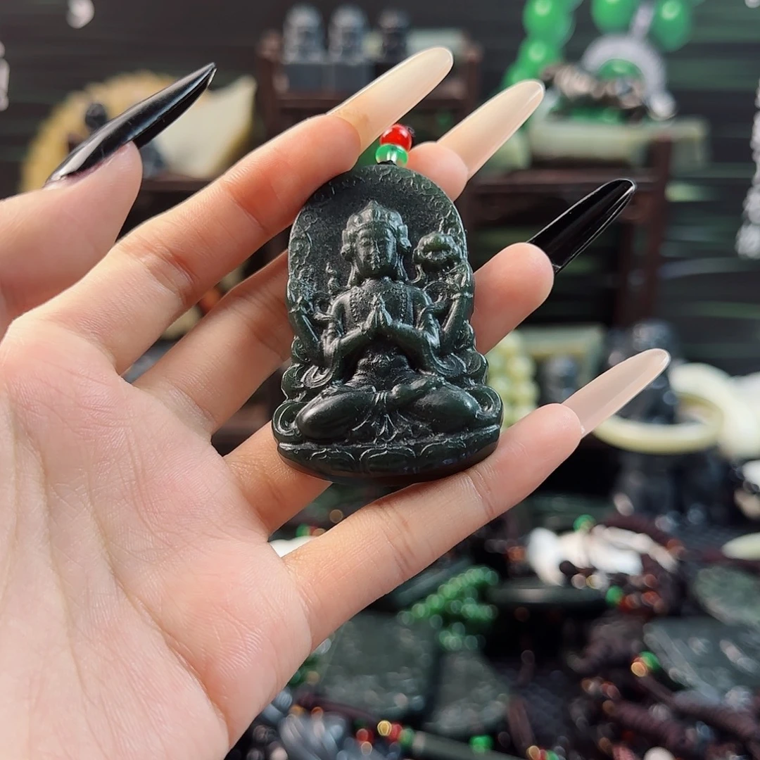和田玉（糖玉）未镶嵌笔搁