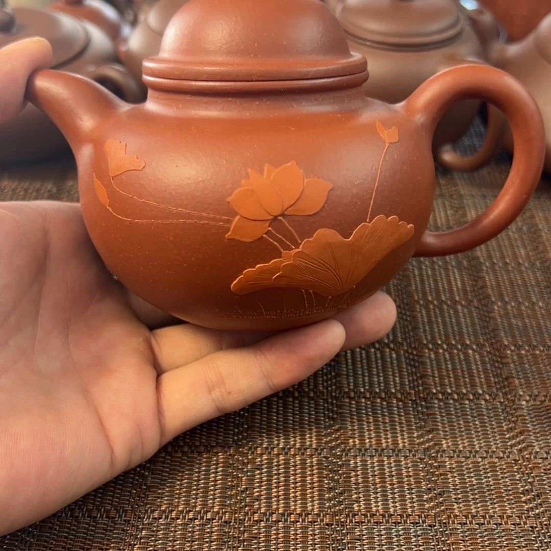 紫砂茶壶宜兴原矿紫砂壶350毫升容量