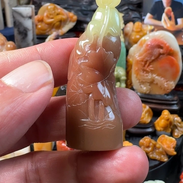 寿山石寿山艾叶綠