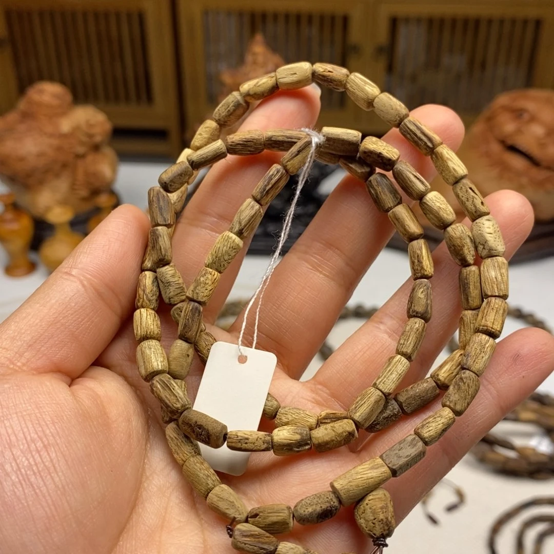 手串沉香达拉干随形不沉水 8克