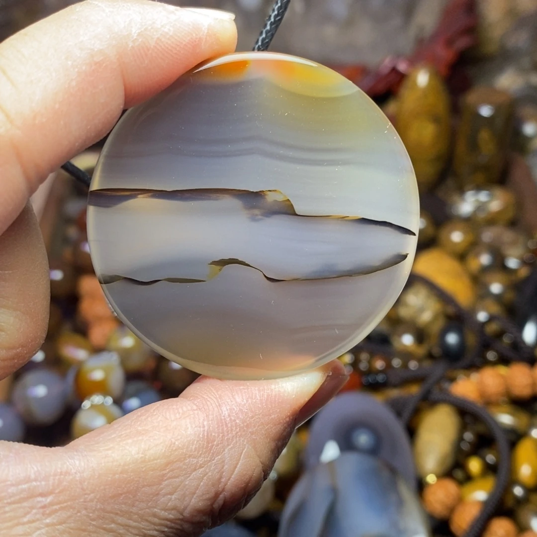 玛瑙/玉髓未镶嵌吊坠(不含链)