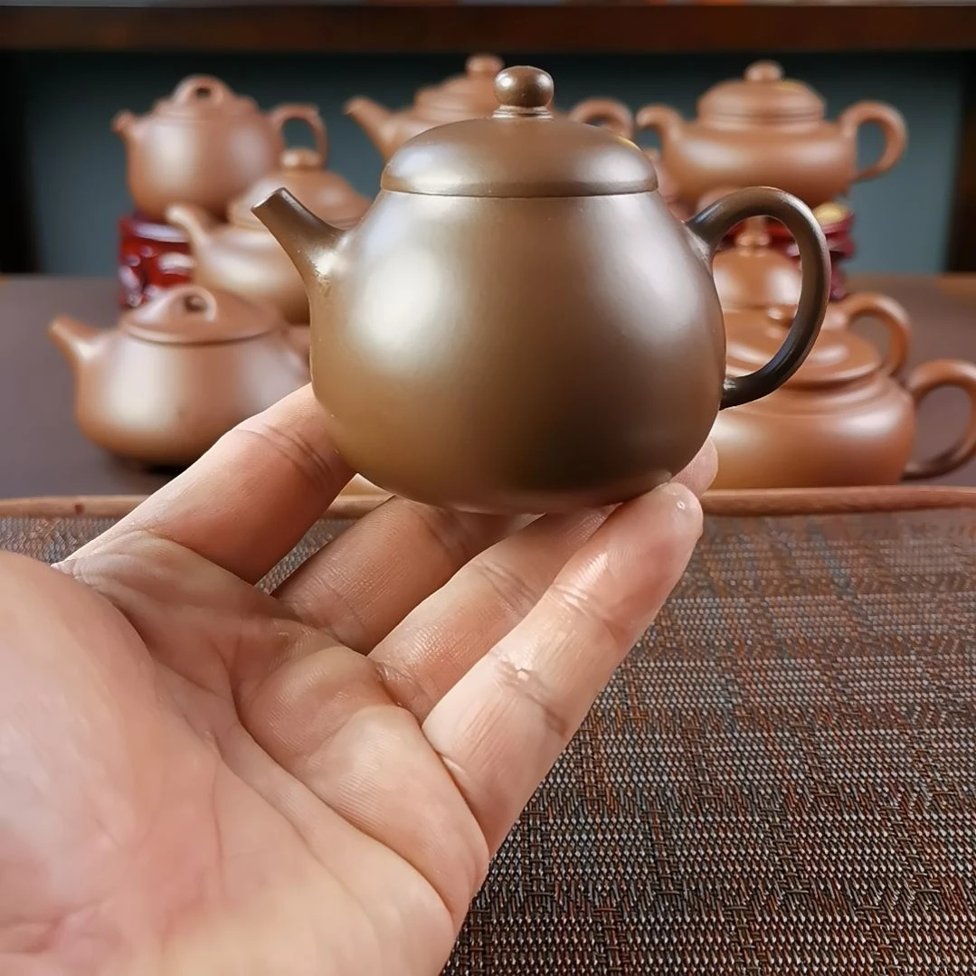 紫砂茶壶紫泥孟臣小品130CC