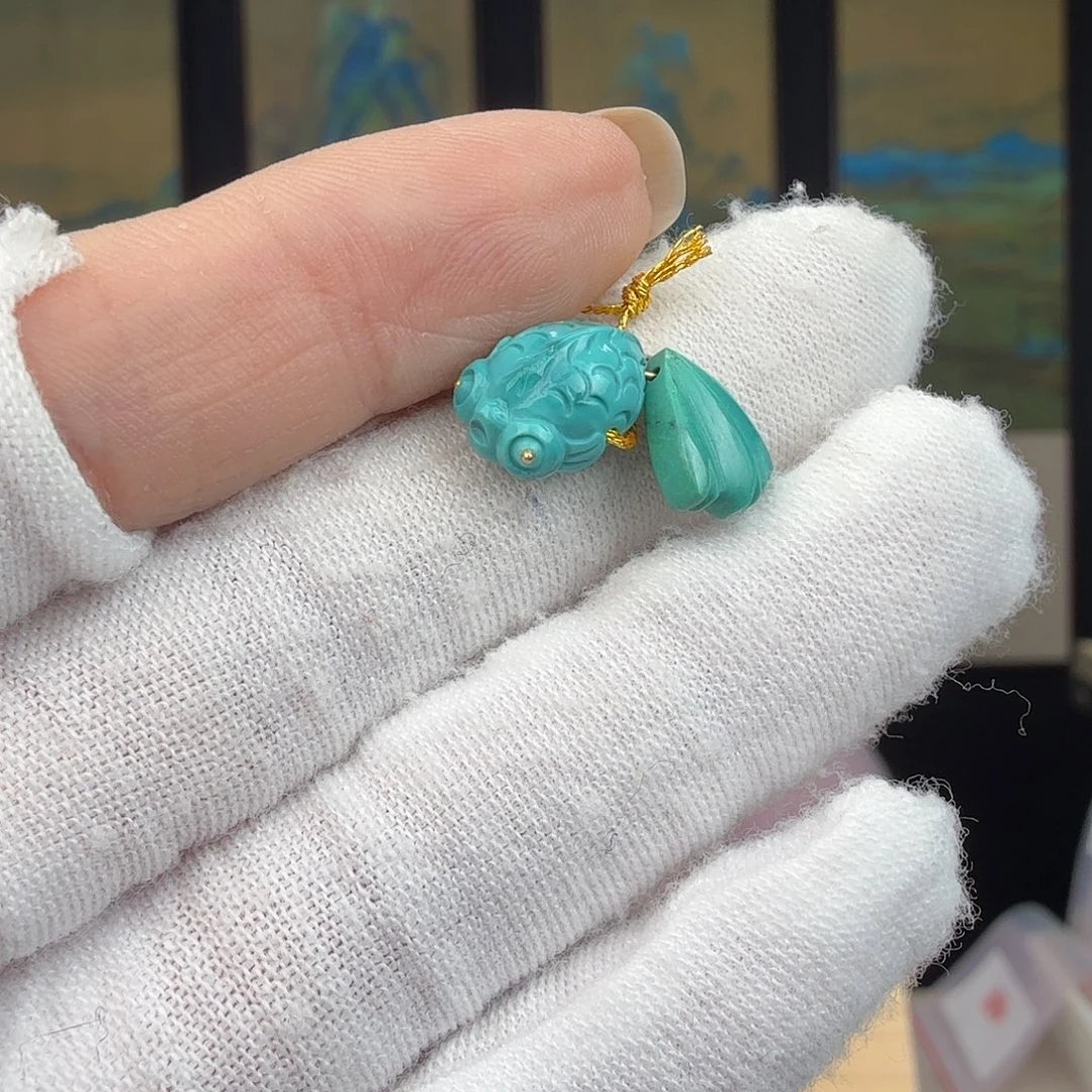 绿松石未镶嵌珠宝奇石