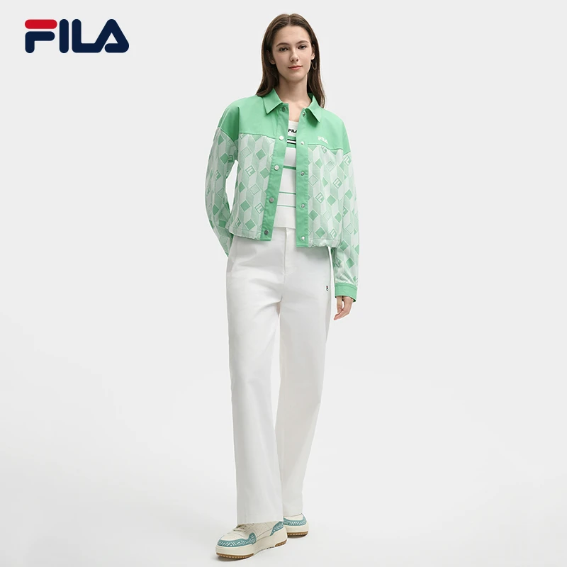 Fila/斐乐新款女子【针织长袖外套春季】时尚百搭休闲F11W528502F