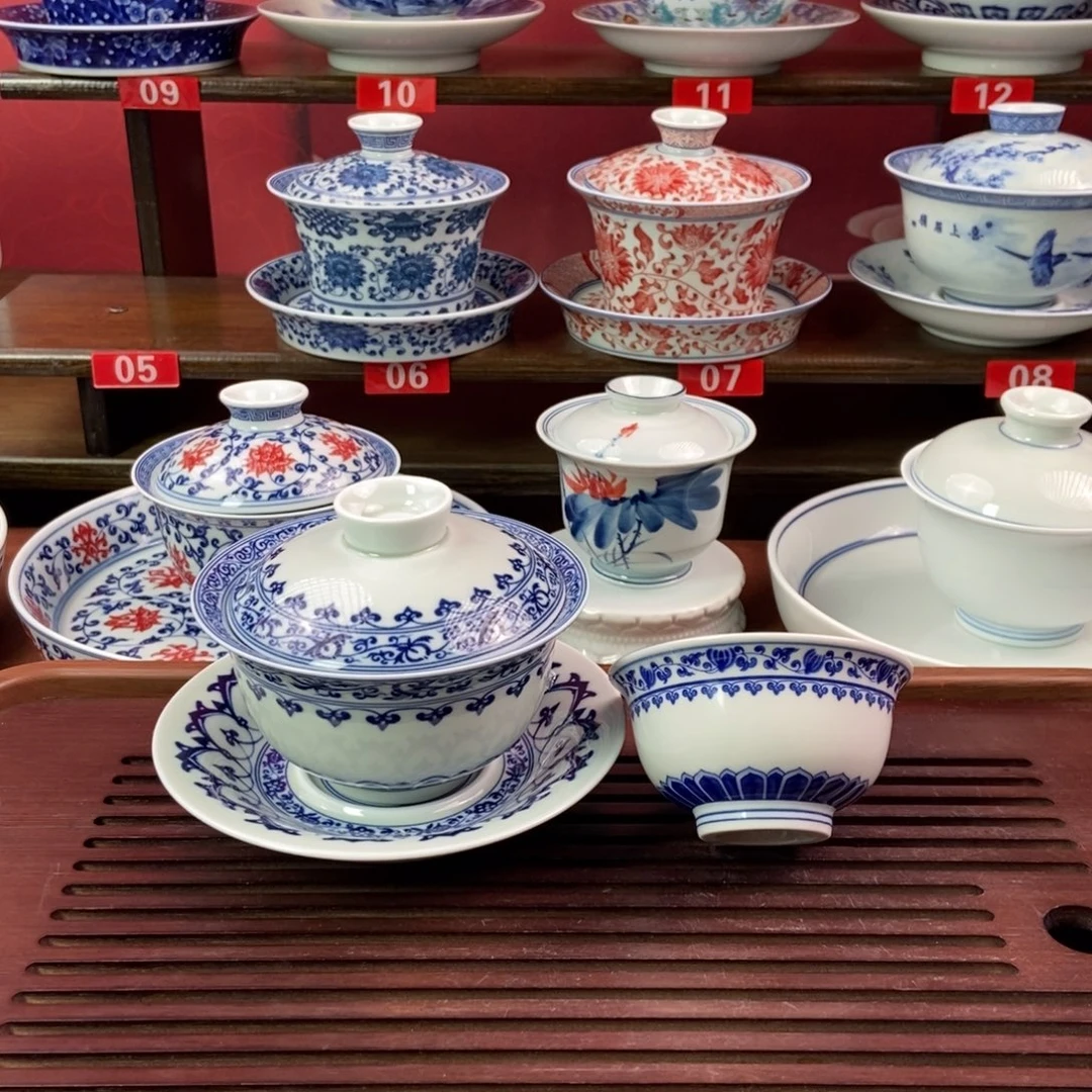 景德镇小压手两件套