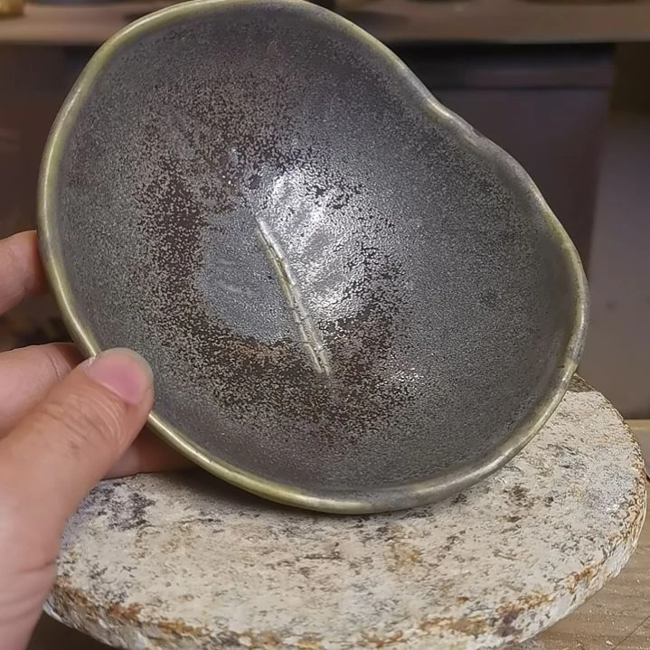 盘手工高温原矿窑变