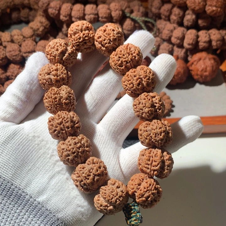 朝***夕金刚菩提手串22深沟梅花