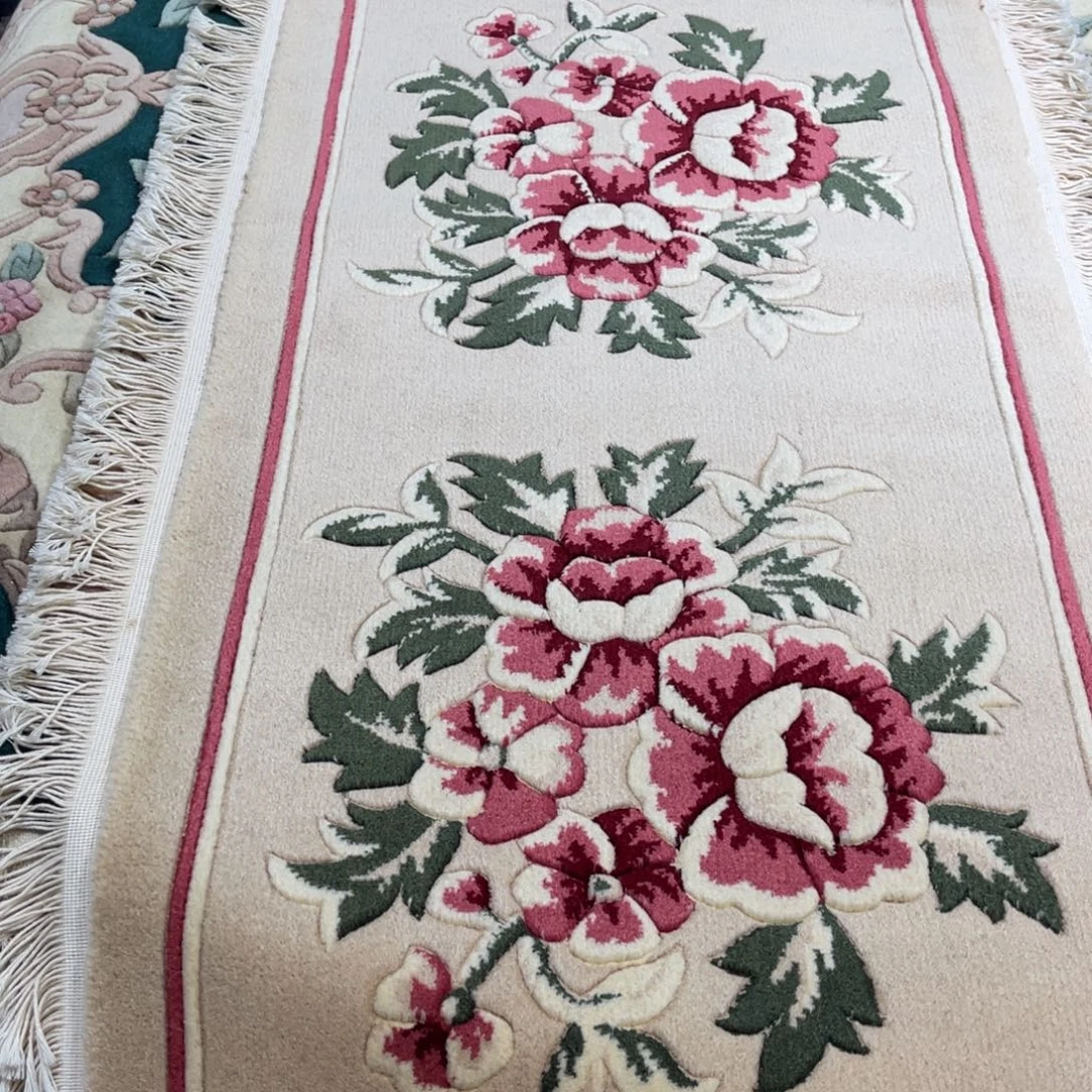 羊毛58×160纯羊毛长条毯