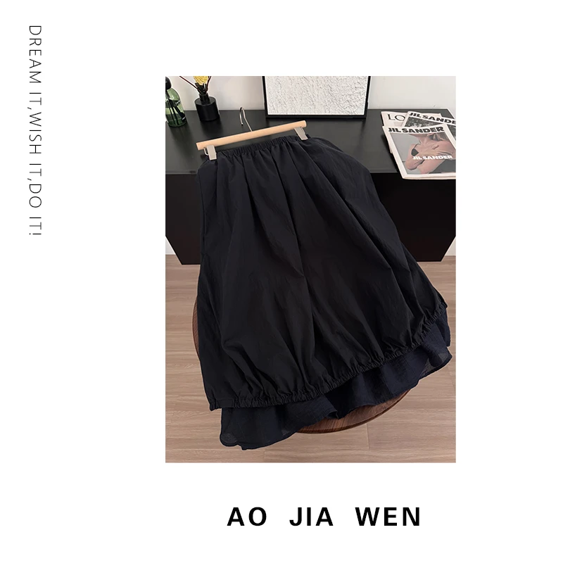 【佳文定制】66255半身裙花苞高密裙