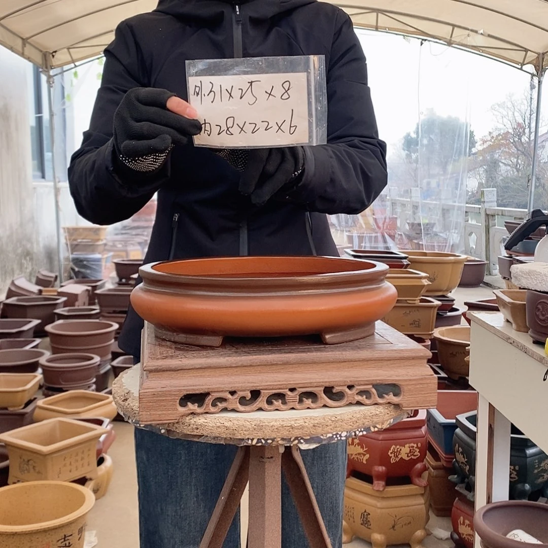 紫砂花盆紫砂花盆