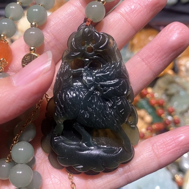 岫玉毛衣链未镶嵌