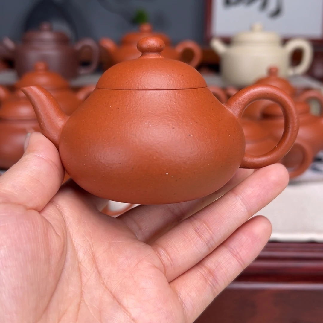 茶壶紫砂宝山红泥120