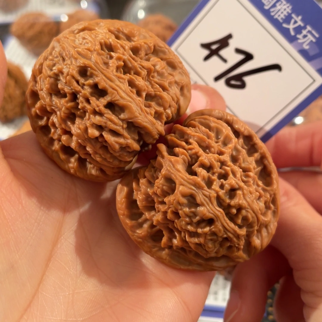 文玩核桃把件476号4.6南疆石全品