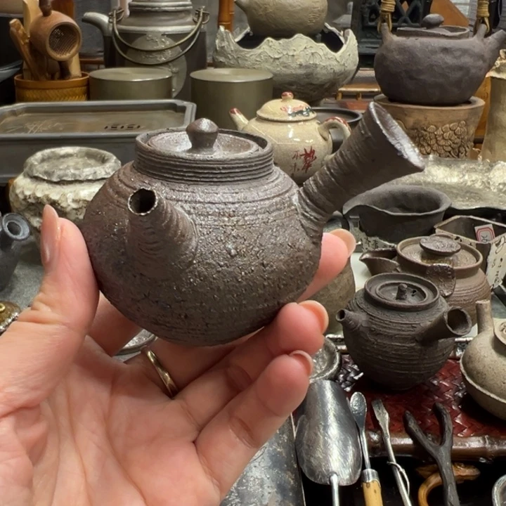 陶壶南蛮侧把茶器茶器