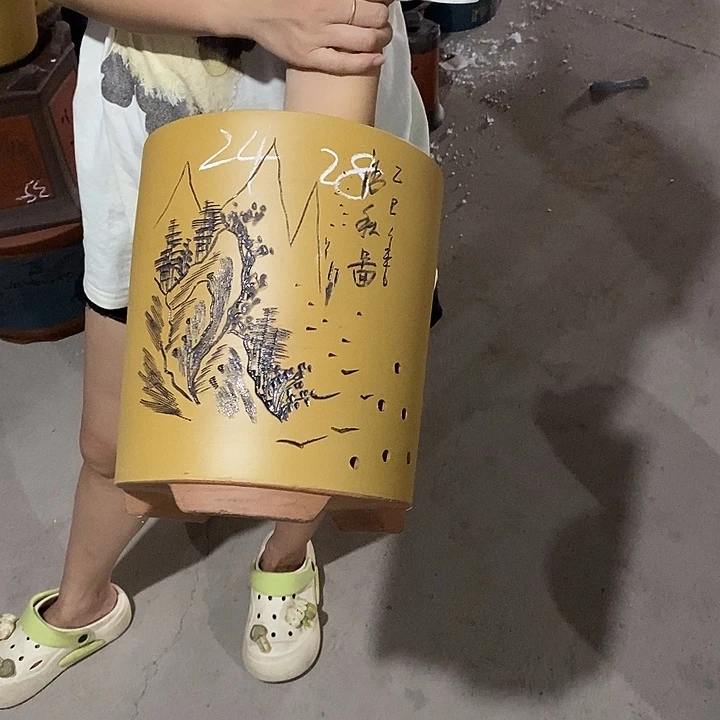 紫砂花盆紫砂花盆