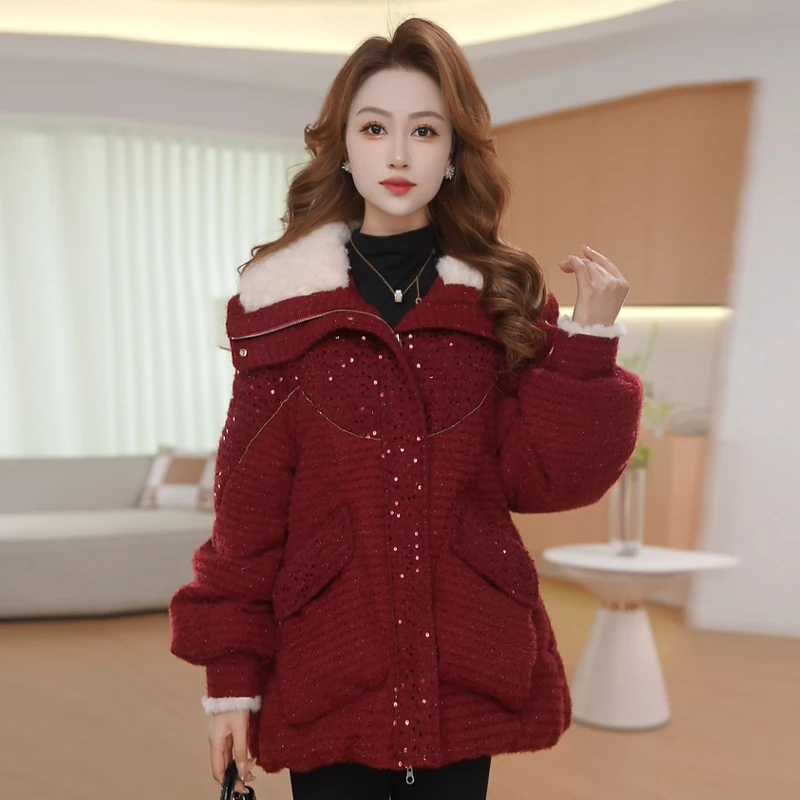 【羽绒服】冬季白鸭绒羽绒服百搭新款时尚气质休闲保暖外套女冬款