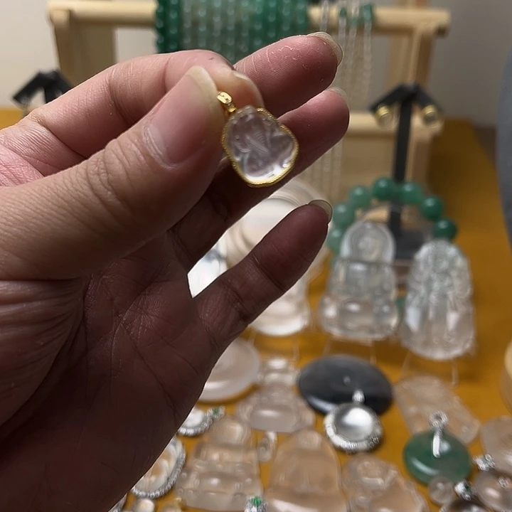 石英质玉貔貅银S925镶嵌