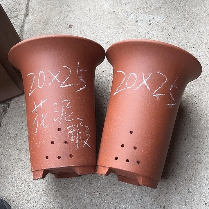 紫砂花盆宜興紫砂花盆2只