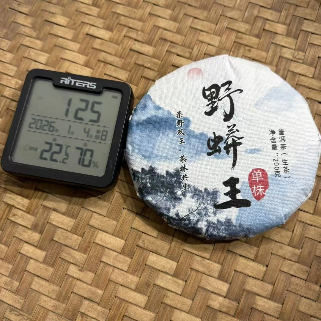 2025年野莽王单株普洱生茶饼200克YHCY13号1月4日