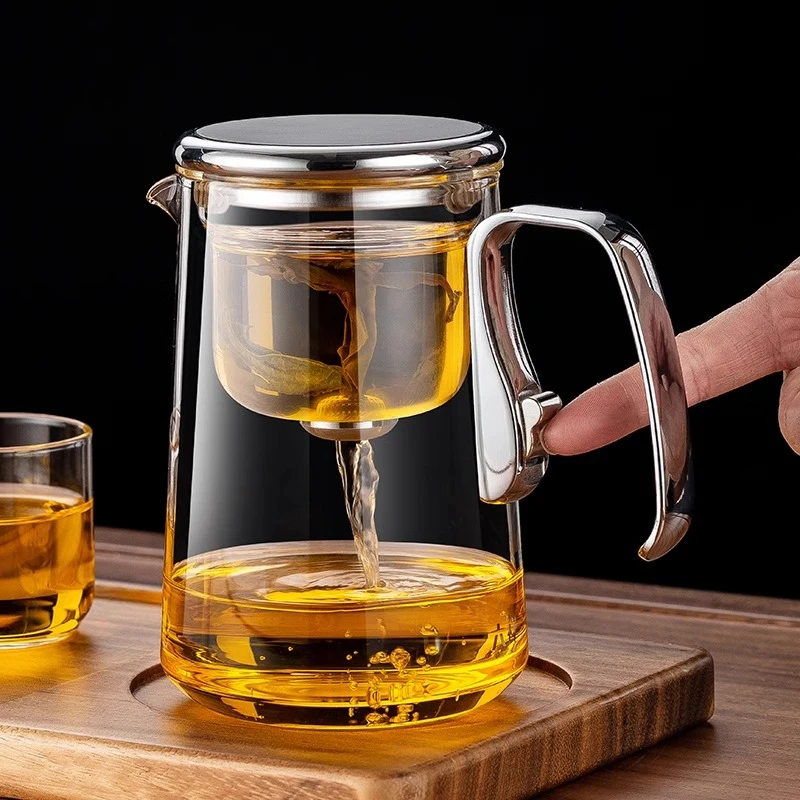 全玻璃内胆磁吸飘逸杯茶水分离泡茶壶懒人泡茶器泡茶杯茶水分离