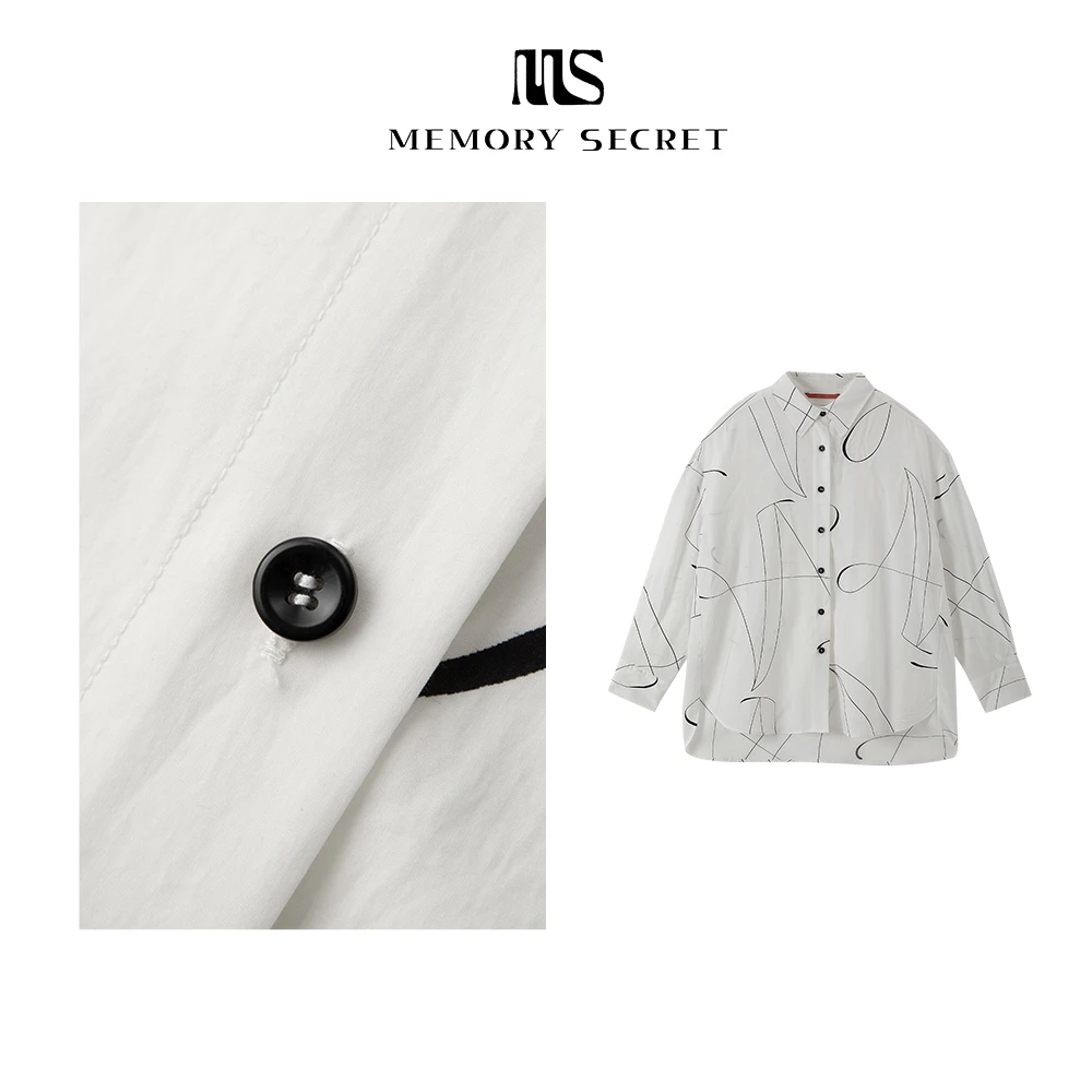 【MS】流光  25年夏季新款时尚休闲百搭长袖款式衬衫WG25XT06842