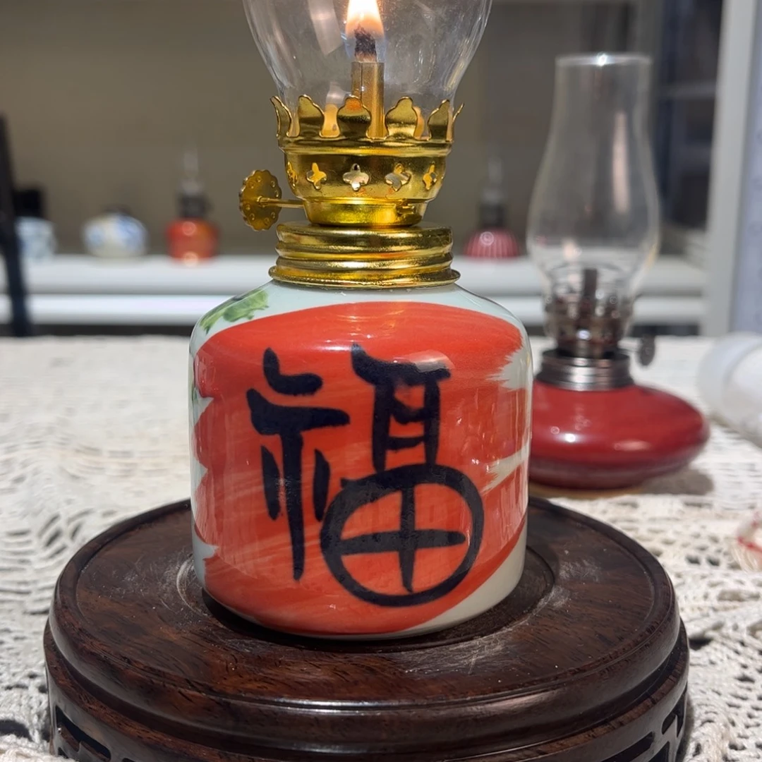 摆件景德镇陶瓷香薰灯