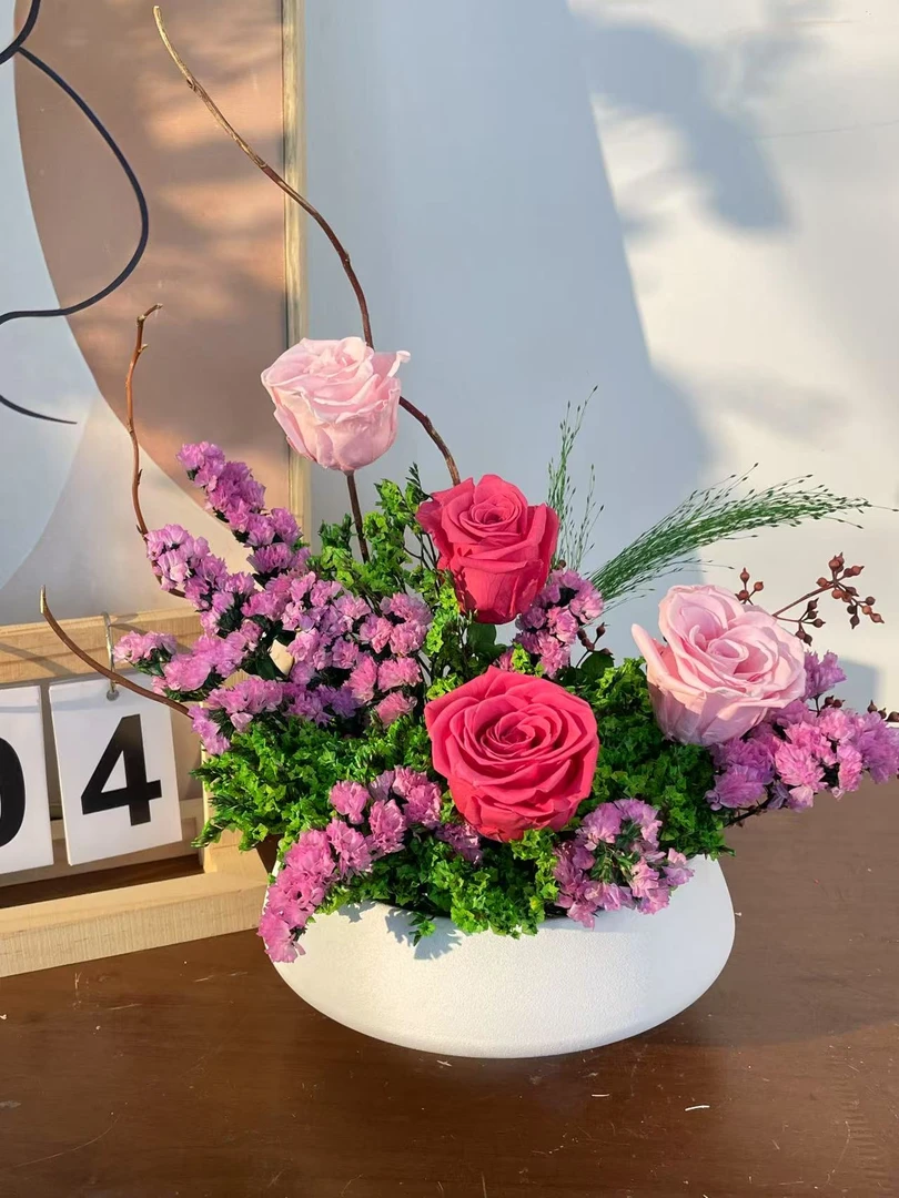 盛夏  永生花束  摆件